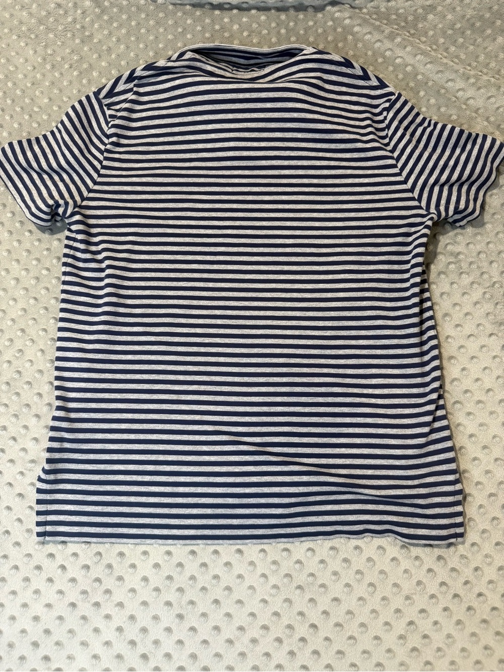 Polo by Ralph Lauren Women's Navy and Grey Striped Polo shirt - Picture 3 of 3